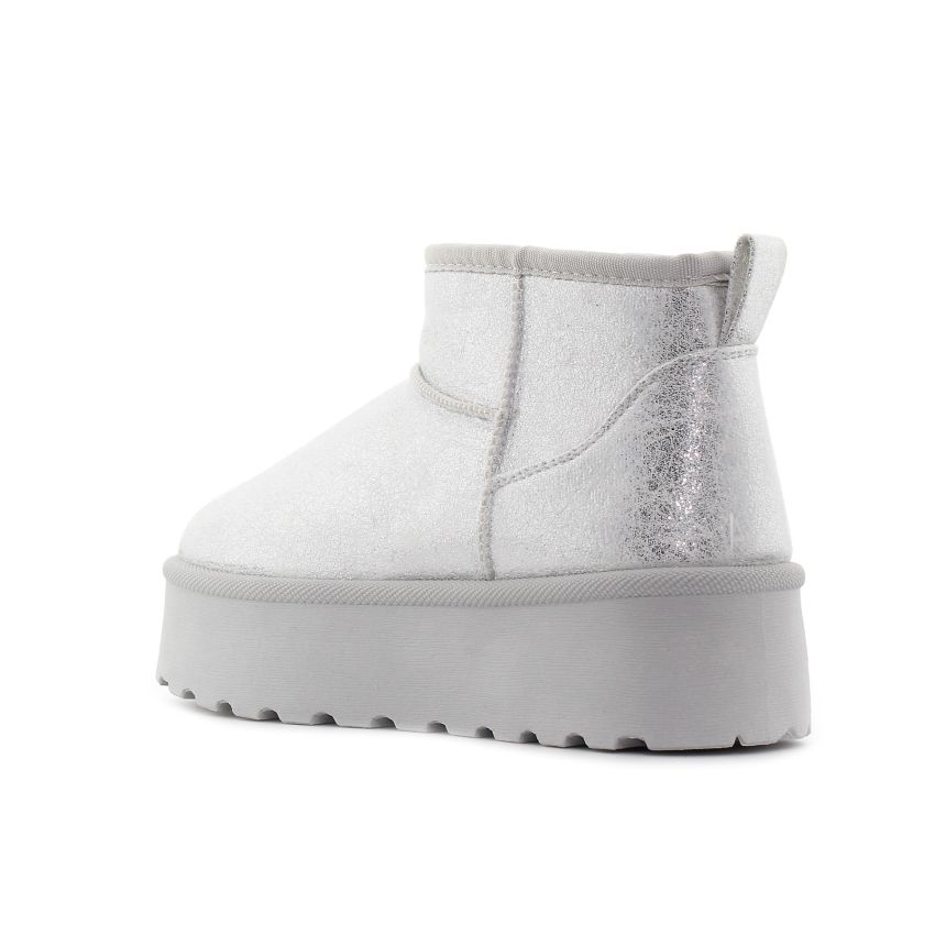 Monogrant - Jane ezüst női bokacsizma