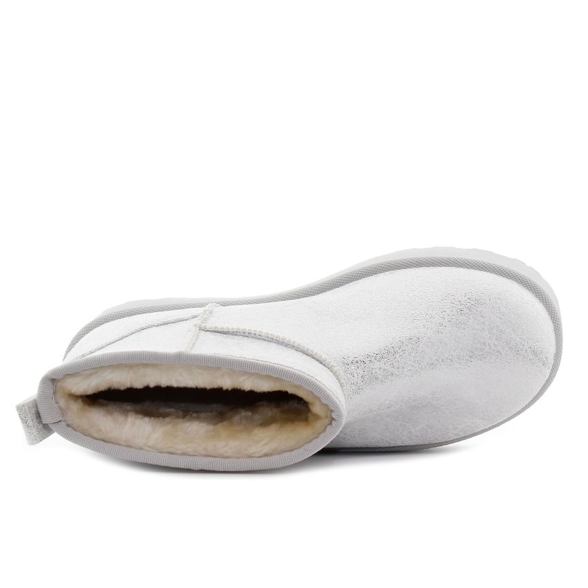 Monogrant - Jane ezüst női bokacsizma