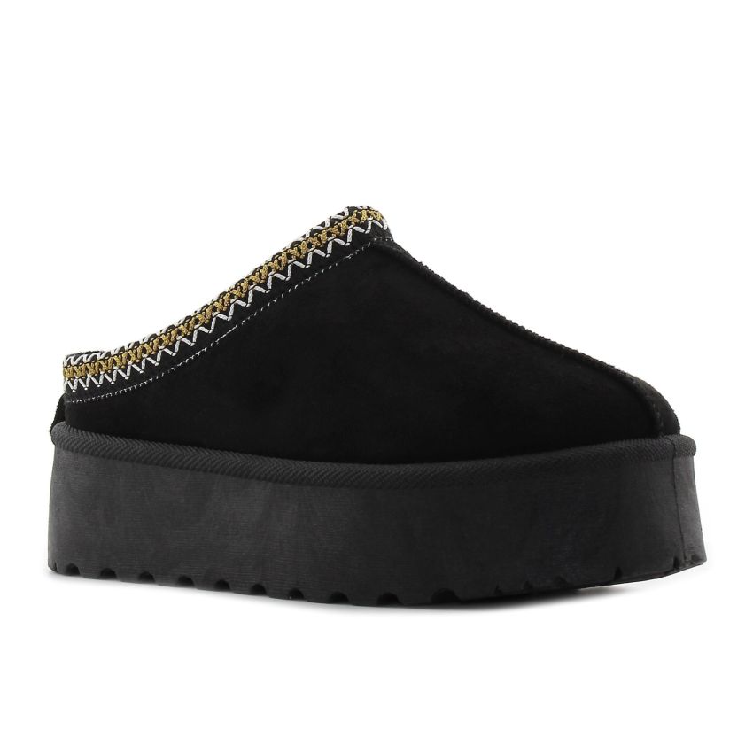 Monogrant - Ann fekete női papucs