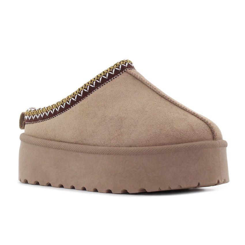 Monogrant - Ann bézs női papucs