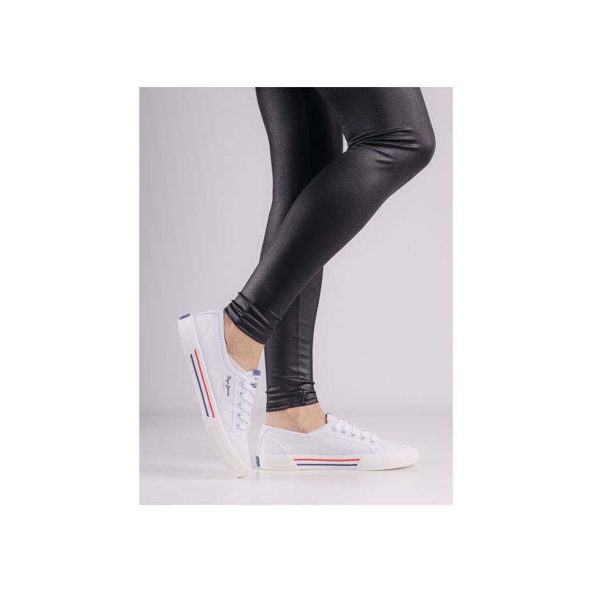 Pepe Jeans - Brady Basic fehér női cipő