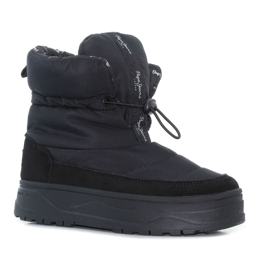 Pepe Jeans Kore Snow W fekete női csizma