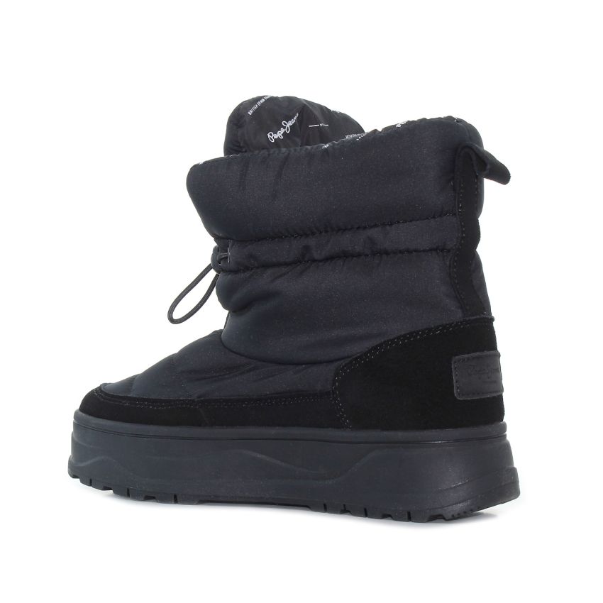 Pepe Jeans Kore Snow W fekete női csizma