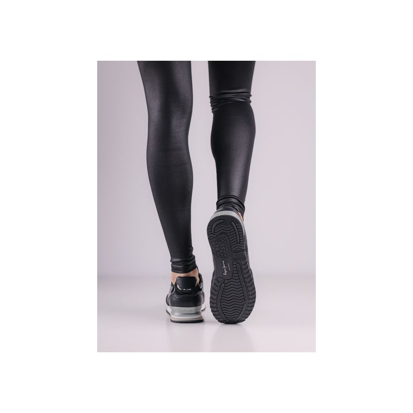 Pepe Jeans - London Shine fekete női cipő