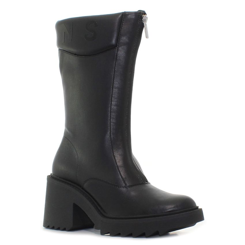 Pepe Jeans Boss Zip fekete női csizma