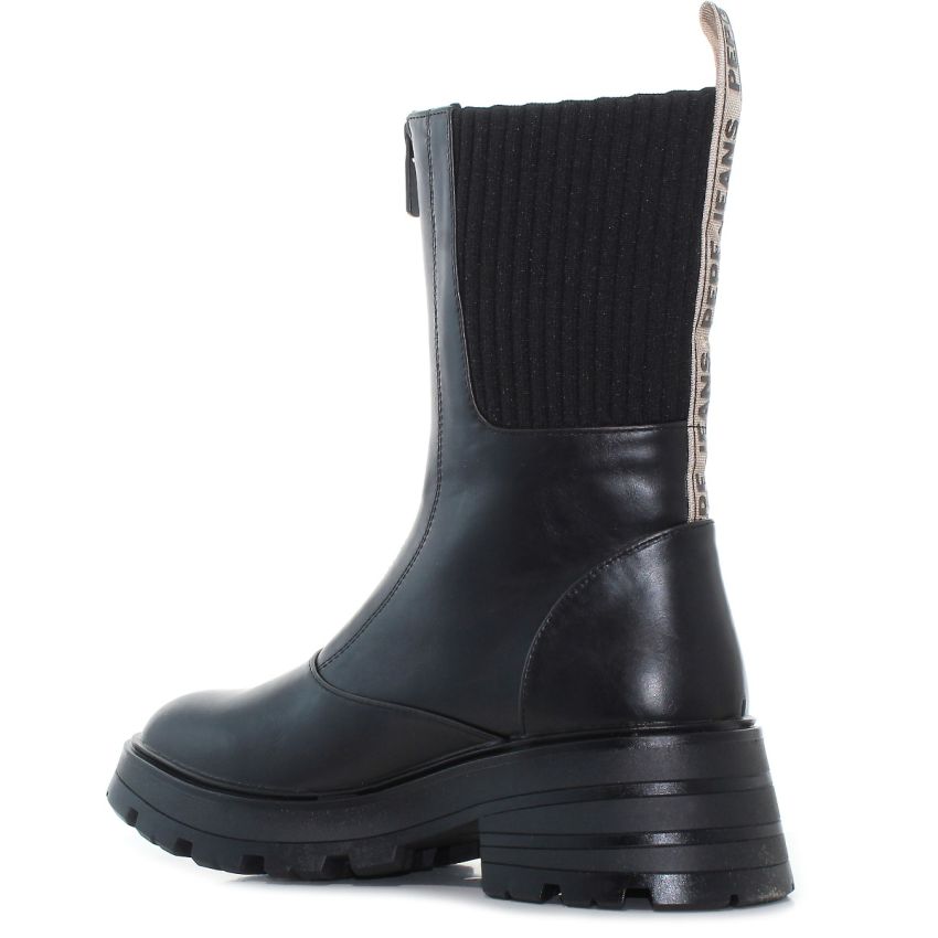 Pepe Jeans Soda Mask fekete női bokacsizma