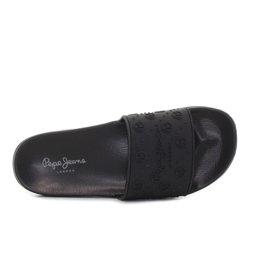 Pepe Jeans Slider Sport fekete női papucs