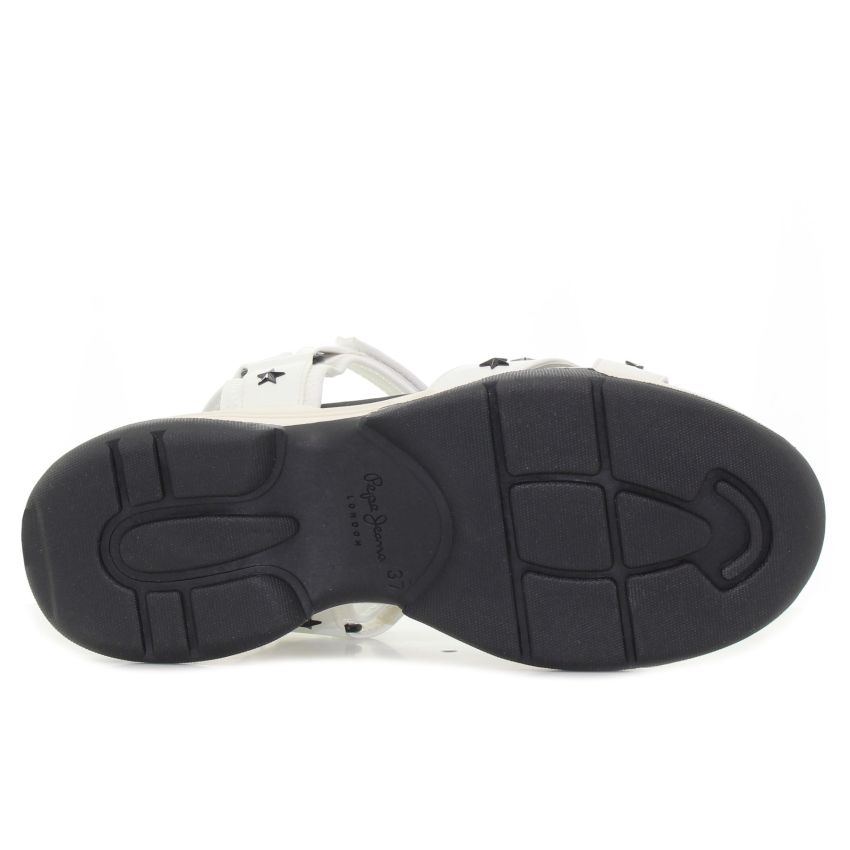 Pepe Jeans Grub Star fehér női szandál