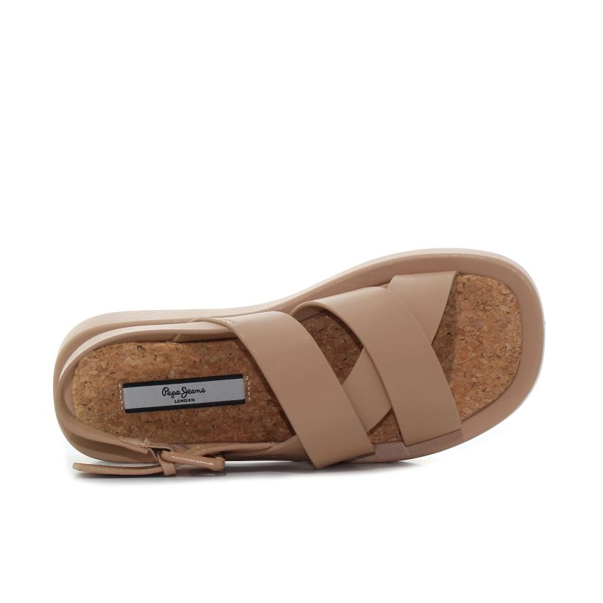 Pepe Jeans Summer Block barna női szandál