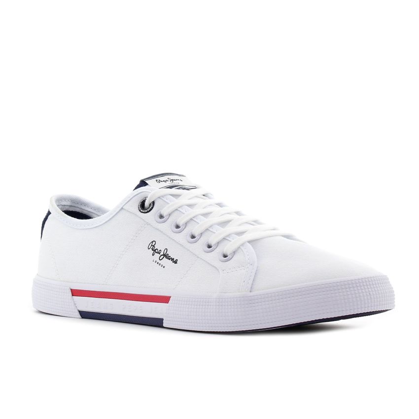 Pepe Jeans - Brady Men Basic fehér férfi cipő