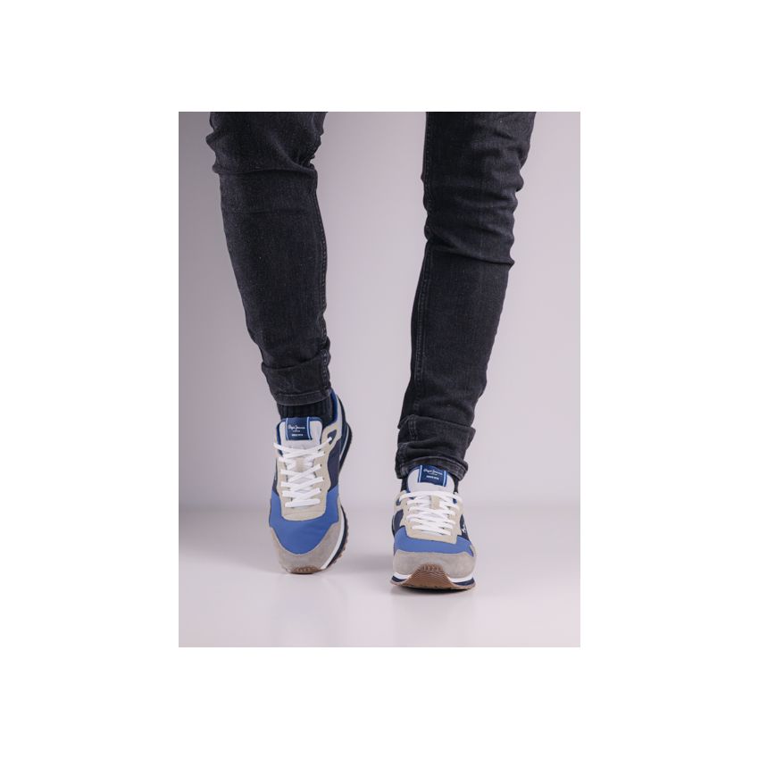 Pepe Jeans - London Link kék férfi cipő