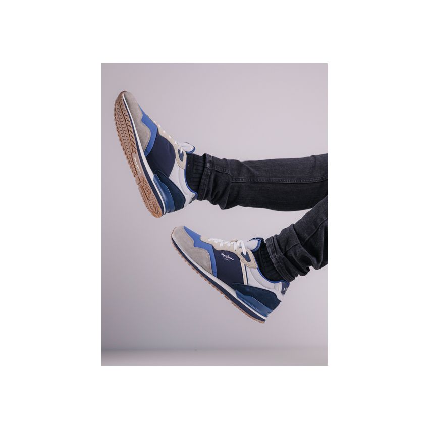 Pepe Jeans - London Link kék férfi cipő