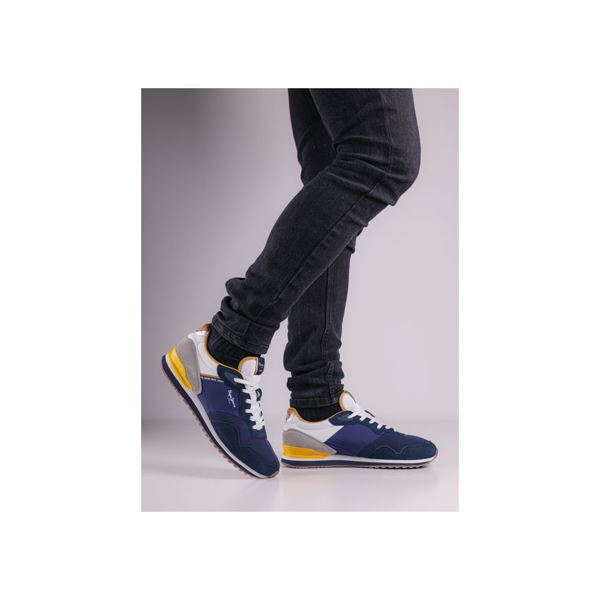 Pepe Jeans - London Muse sötétkék férfi cipő