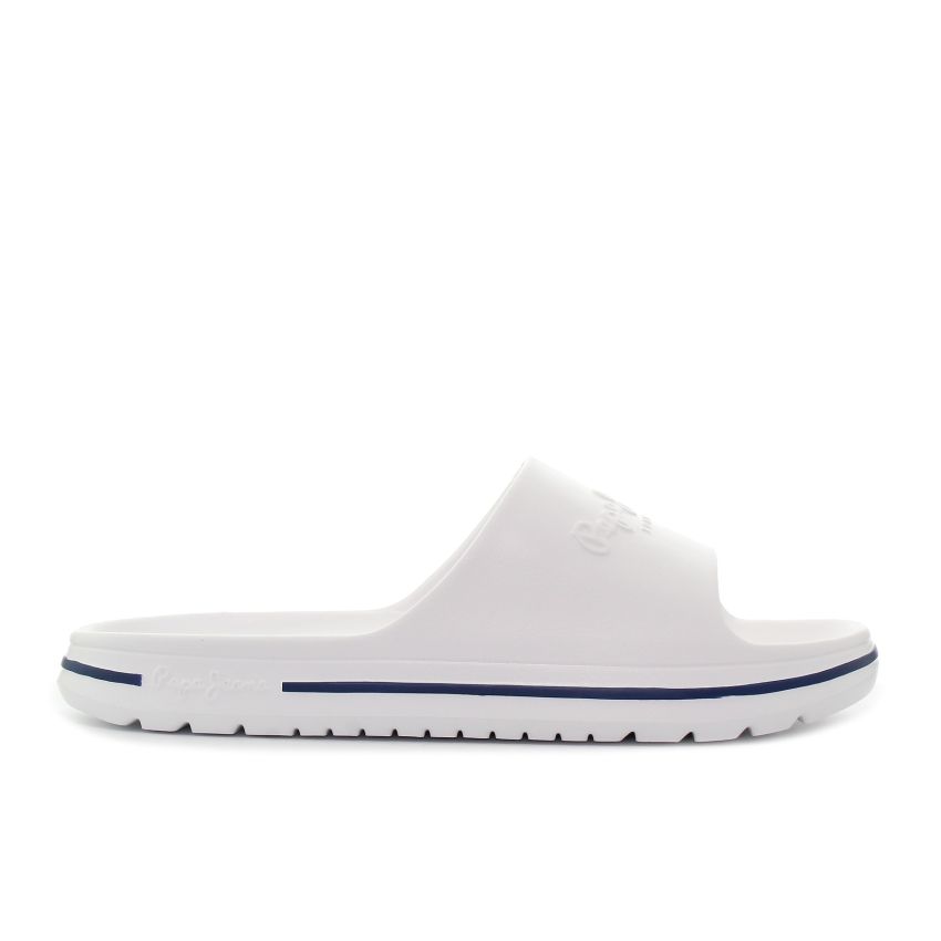 Pepe Jeans Beach Slide fehér férfi papucs