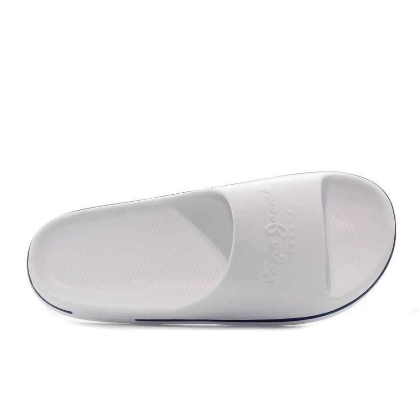 Pepe Jeans Beach Slide fehér férfi papucs