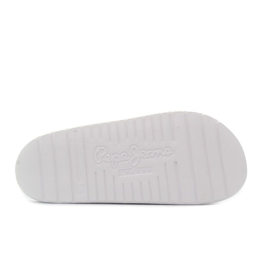 Pepe Jeans Beach Slide fehér férfi papucs