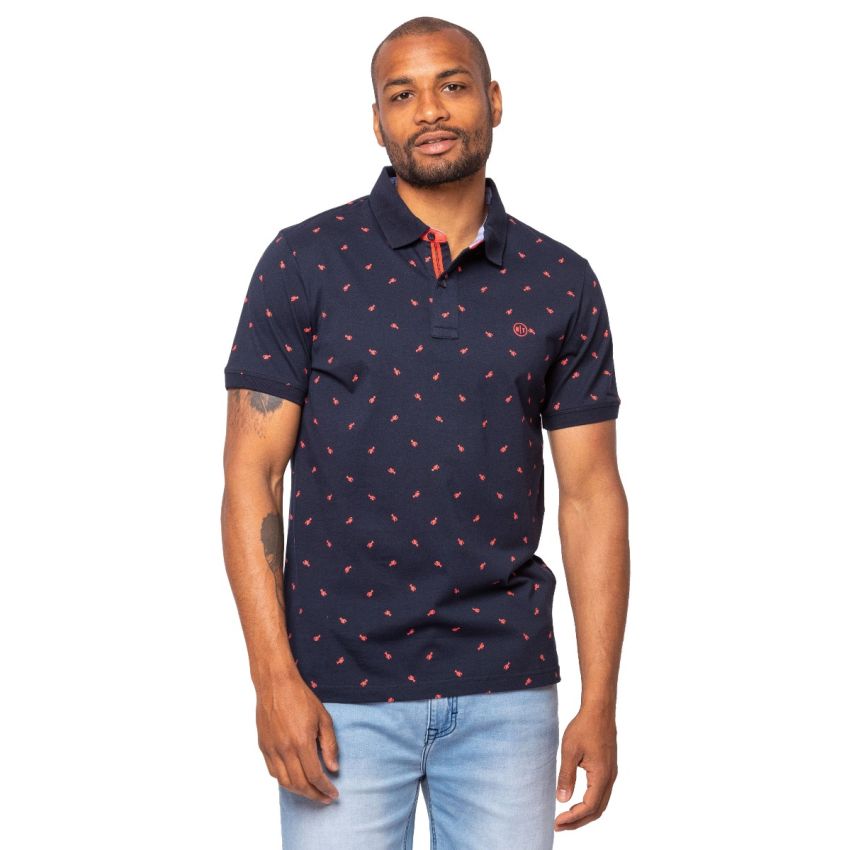 Heavy Tools DERNET sötétkék férfi rövidujjú