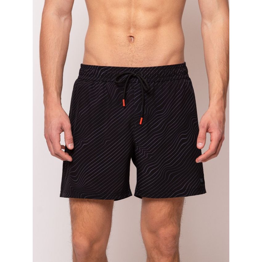 Heavy Tools JICKY fekete férfi fürdőnadrág