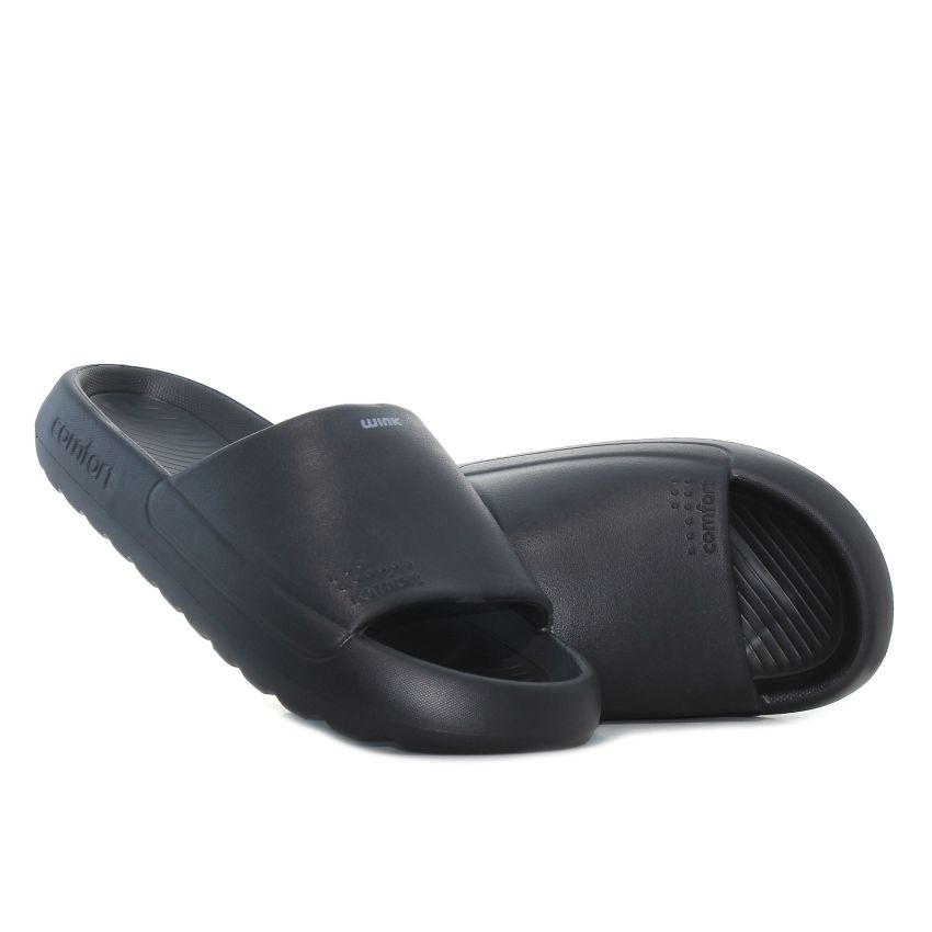 Wink - Riposo Aqua fekete férfi papucs