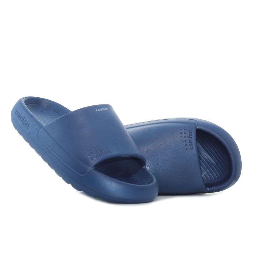 Wink - Riposo Aqua sötétkék férfi papucs