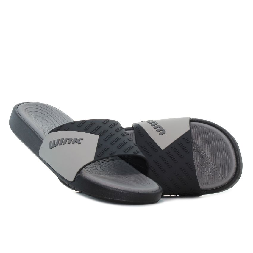 Wink - Riposo ID fekete férfi papucs
