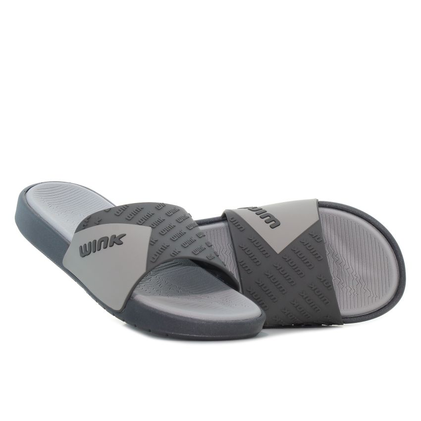 Wink - Riposo ID szürke férfi papucs