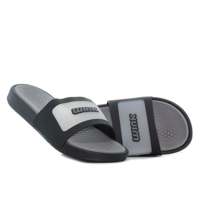 Wink - Riposo TR fekete férfi papucs