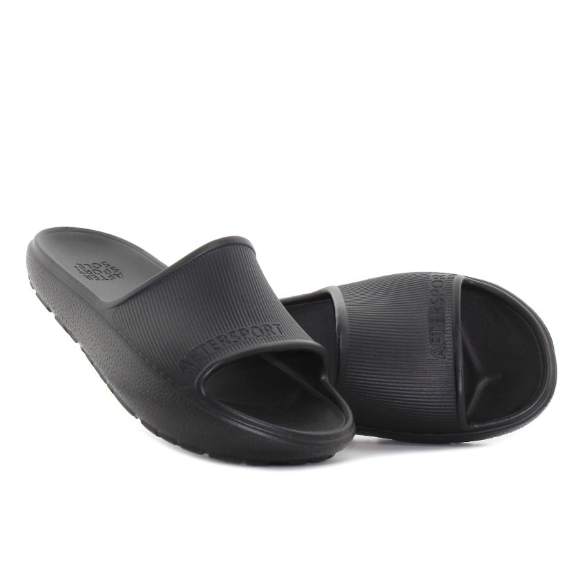 Wink - Aftersport fekete női papucs