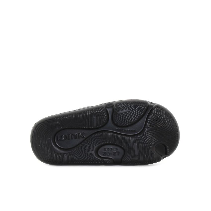 Wink - Calyx fekete-sárga női papucs