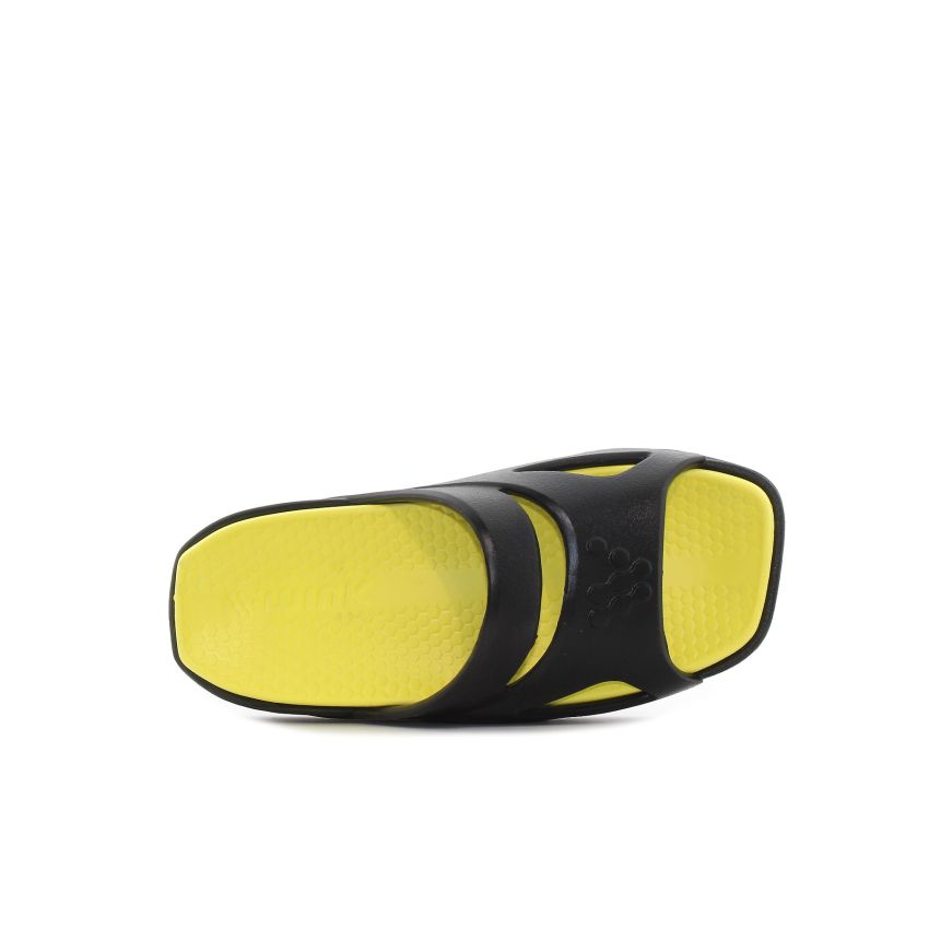 Wink - Calx fekete-sárga női papucs