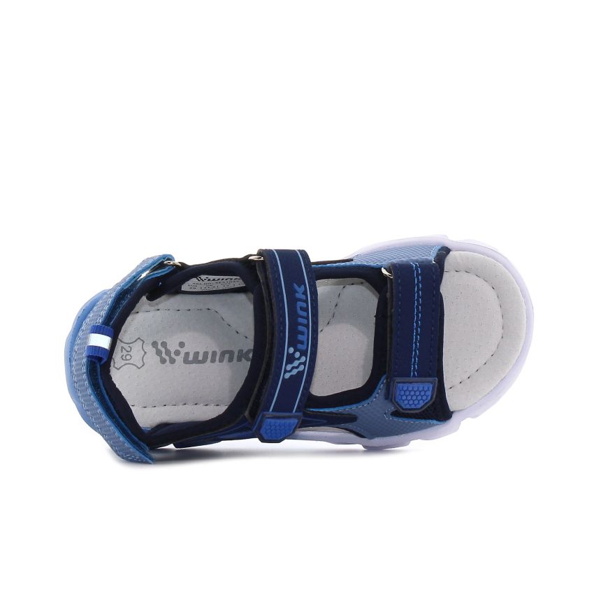 Wink - Zzap villogó sötétkék baba szandál