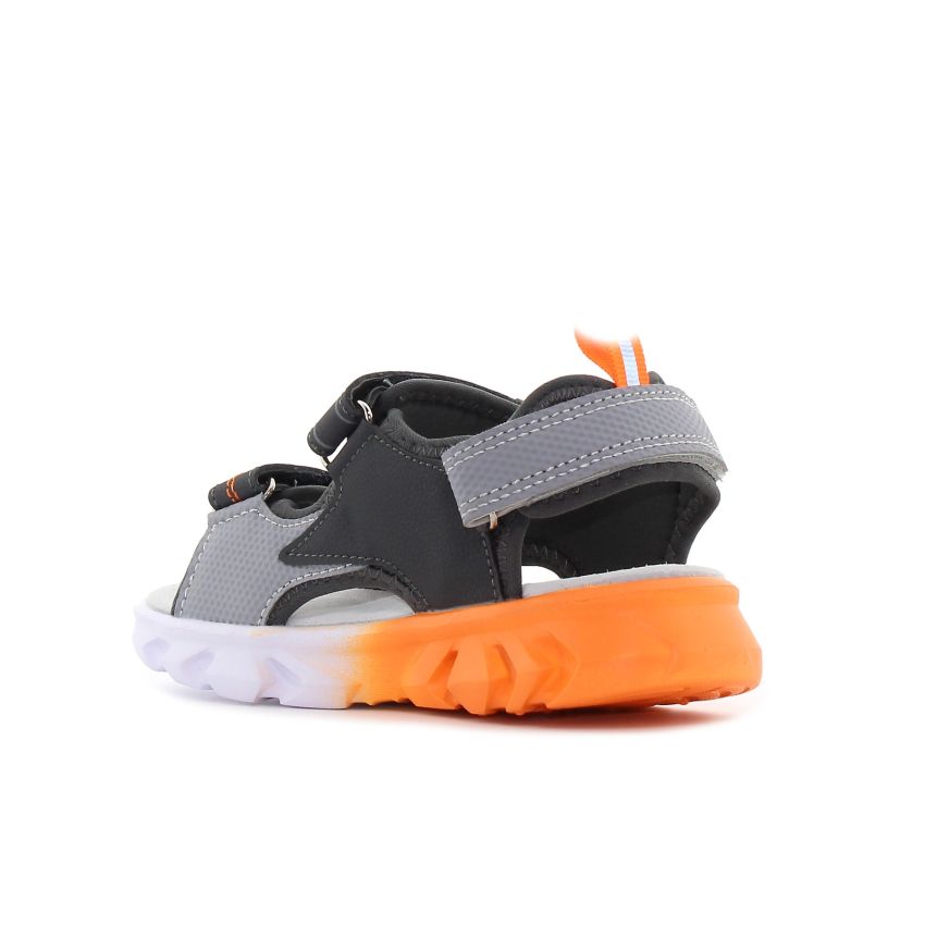 Wink - Zzap villogó sötétszürke gyerek szandál