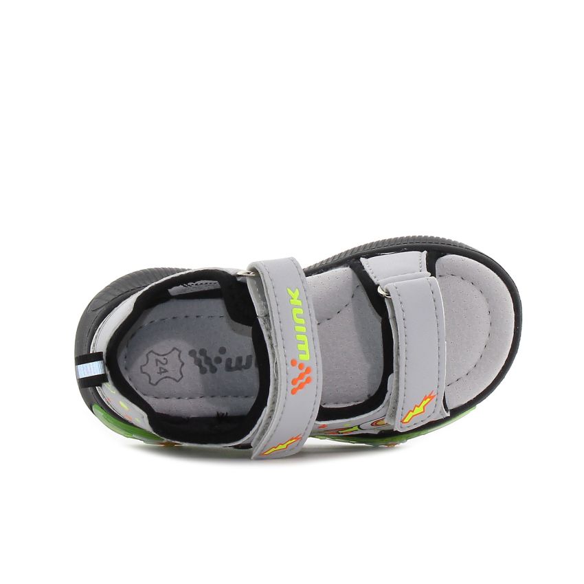 Wink - XYL villogó szürke baba szandál