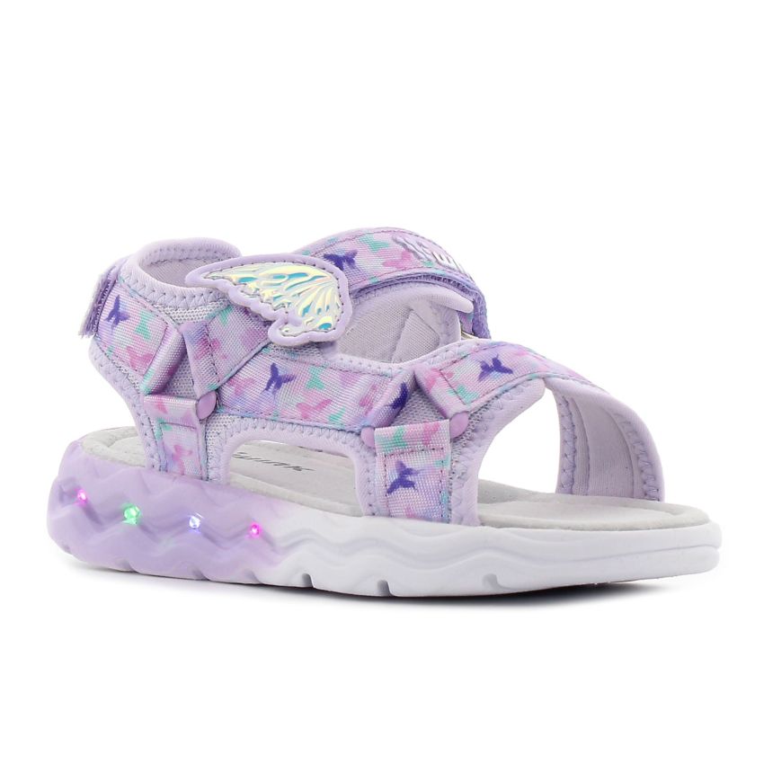 Wink - Regina Ply villogó lila gyerek szandál