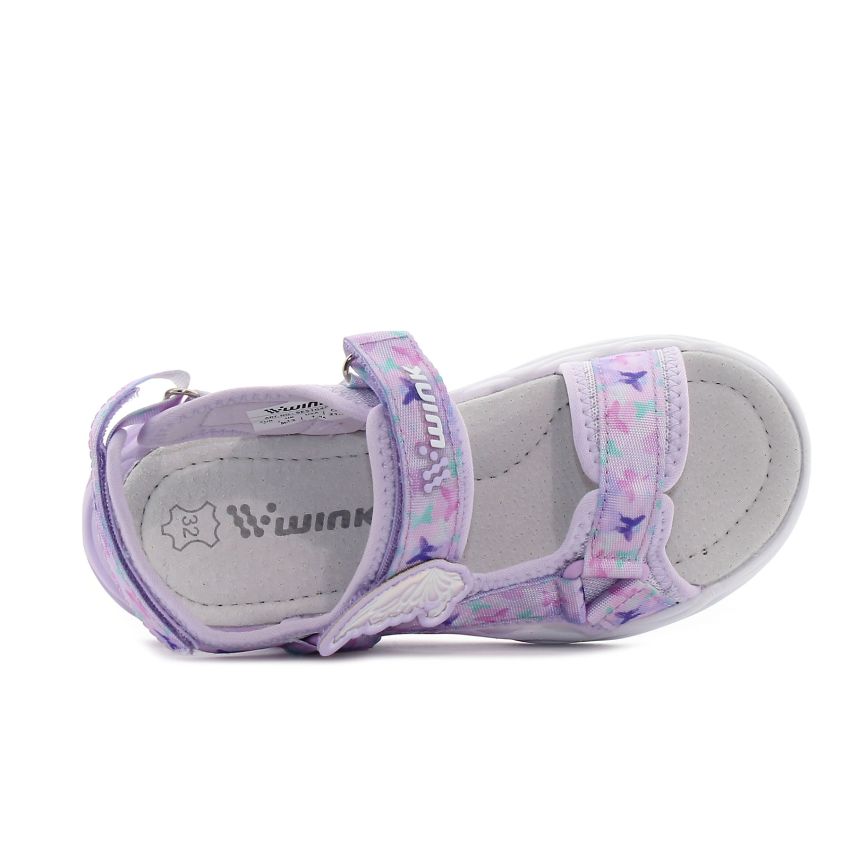 Wink - Regina Ply villogó lila gyerek szandál