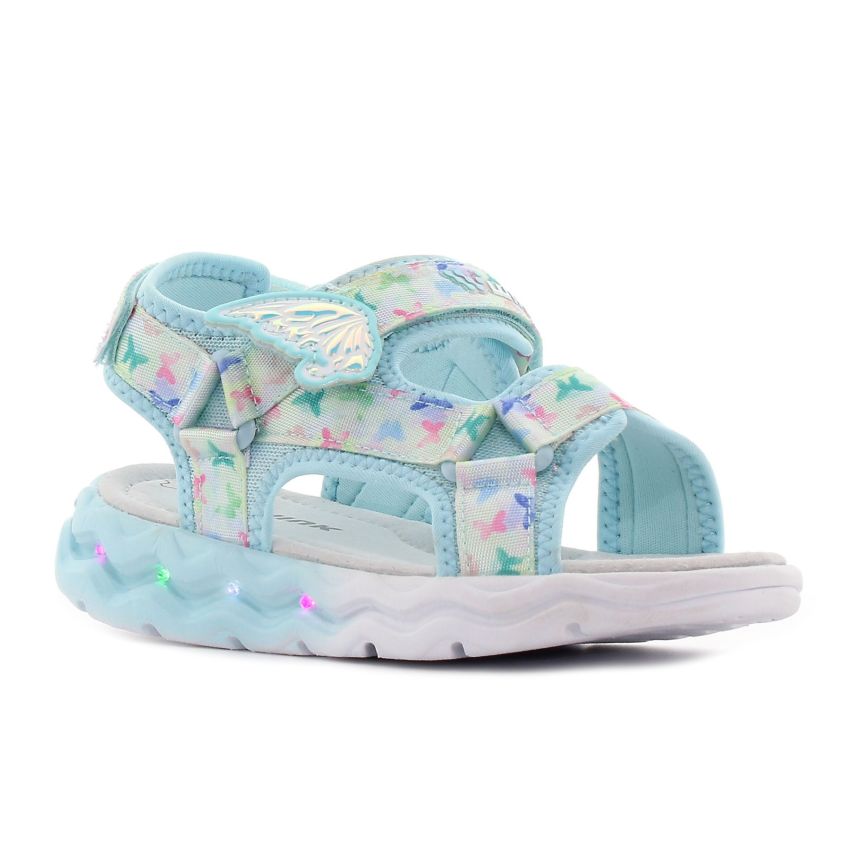 Wink - Regina Ply villogó menta gyerek szandál