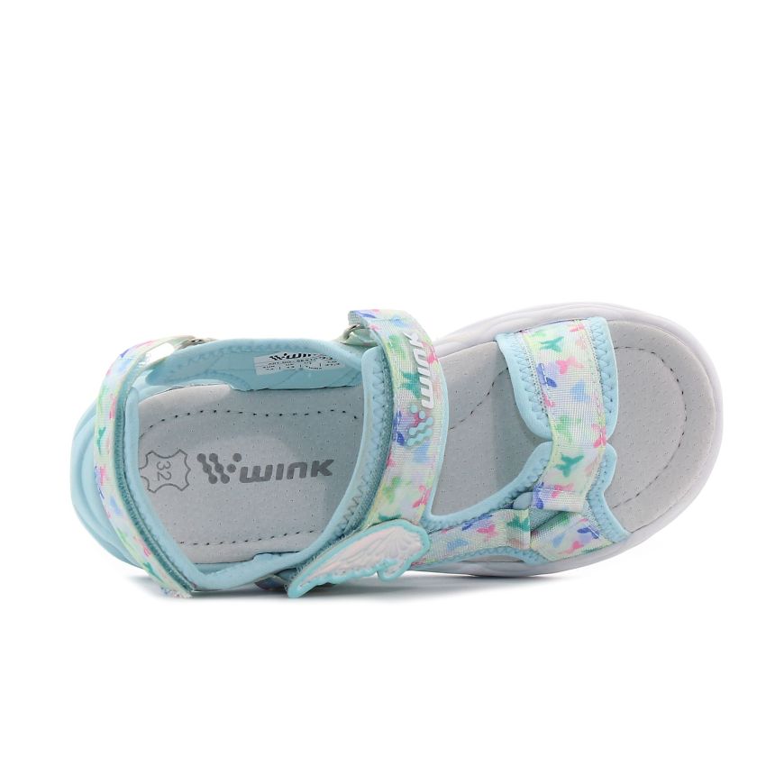 Wink - Regina Ply villogó menta gyerek szandál