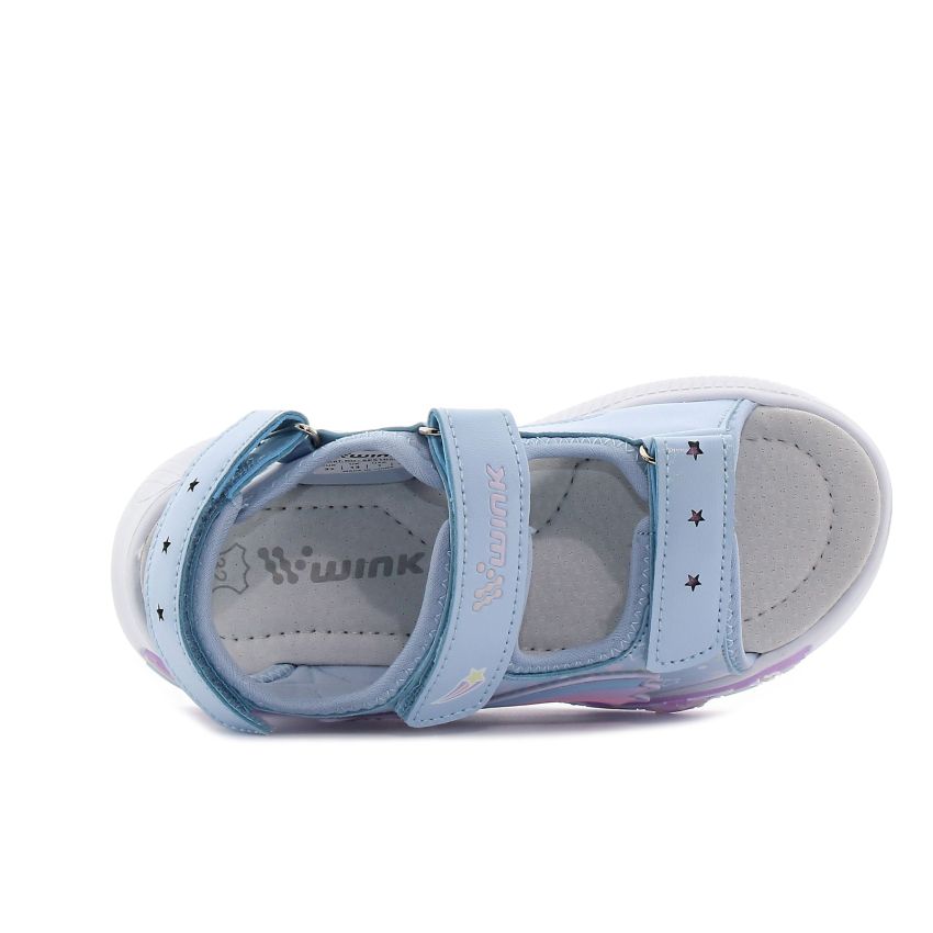 Wink - Regina Stl villogó kék gyerek szandál