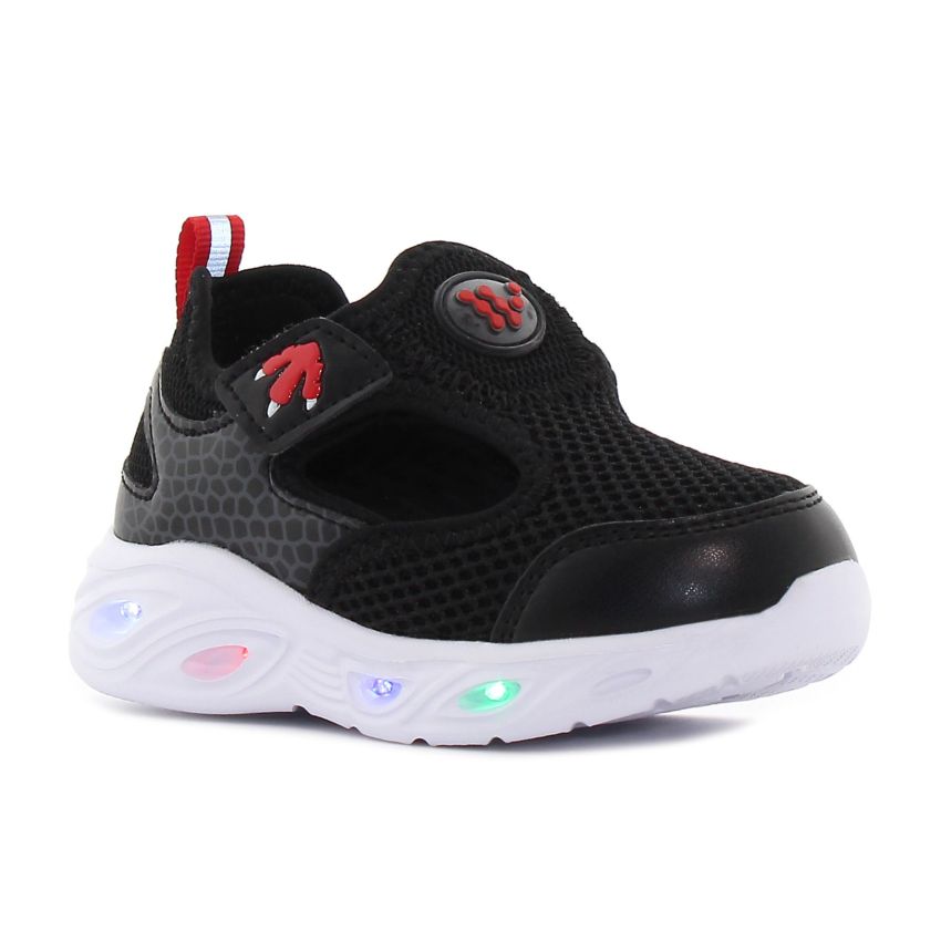 Wink - Dano villogó fekete gyerek szandál