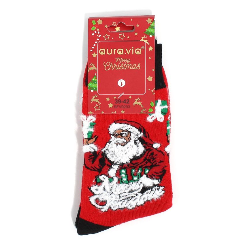 Borgo piros karácsonyi zoknicsomag (2 pár)