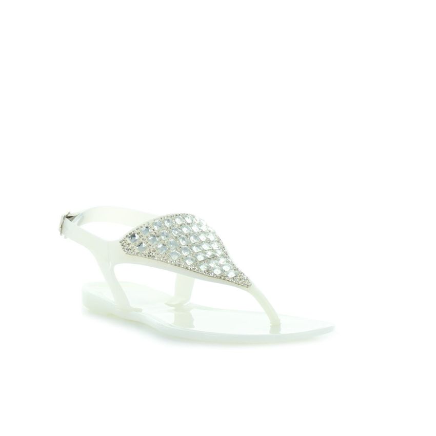 Wink strasszos fehér gyerek szandál