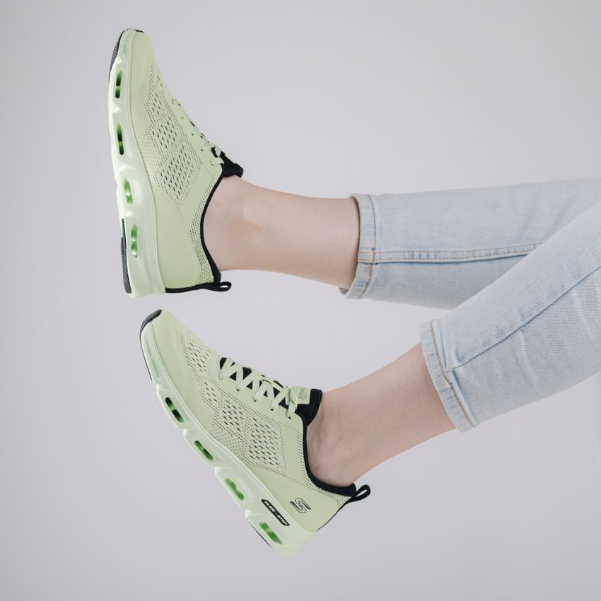 Skechers Glide - Step Gratify - Lume zöld női cipő