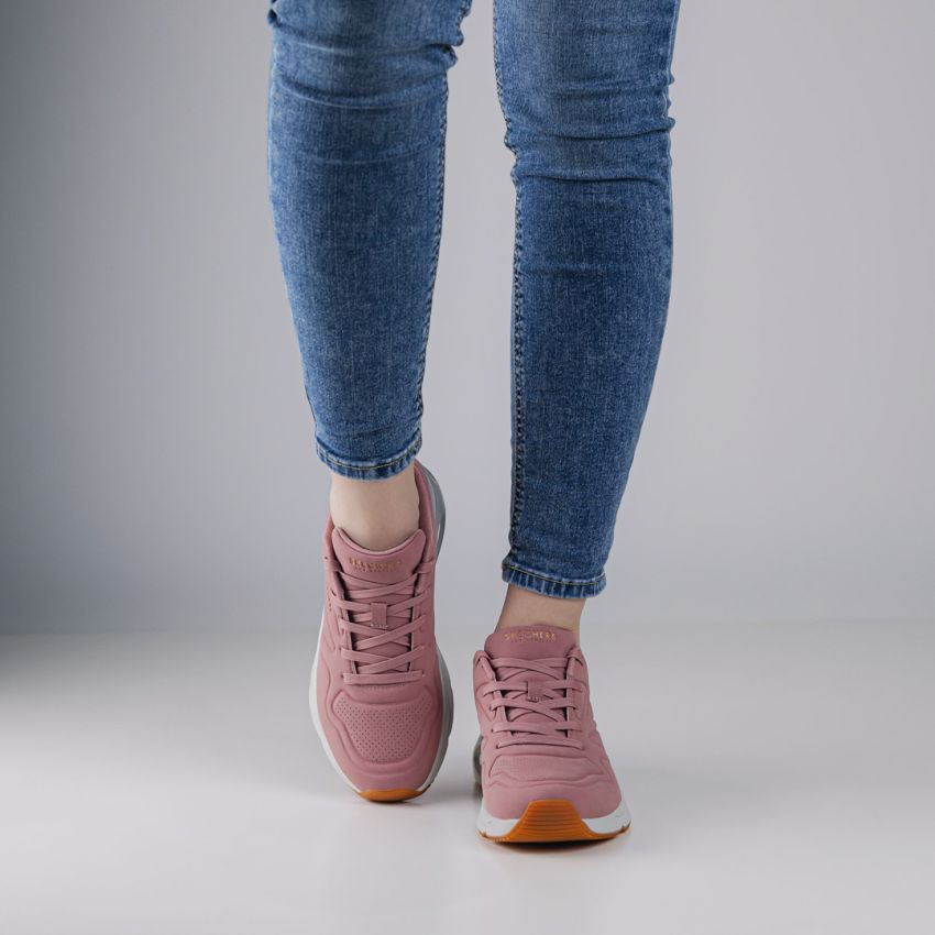 Skechers Tres - Air Uno - Ah-Mazing rózsaszín női cipő