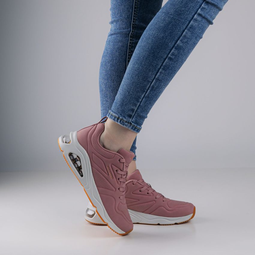 Skechers Tres - Air Uno - Ah-Mazing rózsaszín női cipő