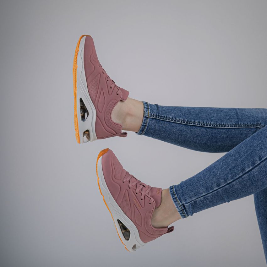 Skechers Tres - Air Uno - Ah-Mazing rózsaszín női cipő