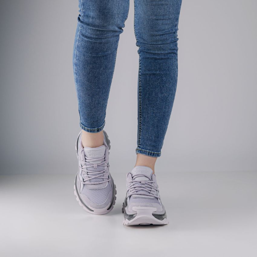 Skechers Uno Chaos lila női cipő