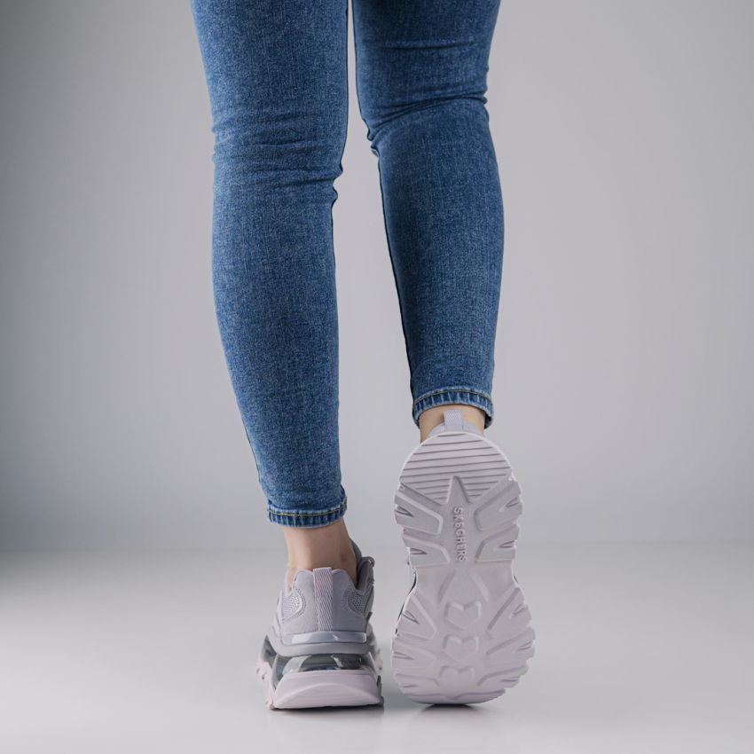 Skechers Uno Chaos lila női cipő