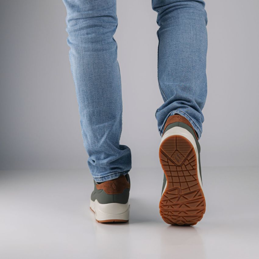 Skechers Uno - Suited On Air keki férfi cipő