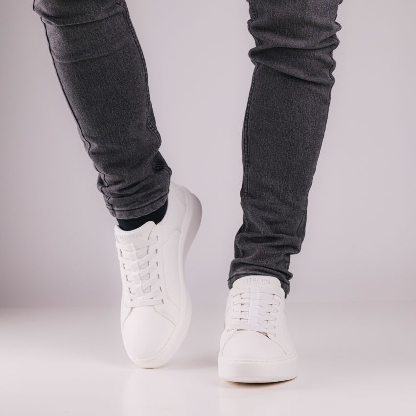 Skechers Slip-Ins - Court Break - Double fehér férfi cipő