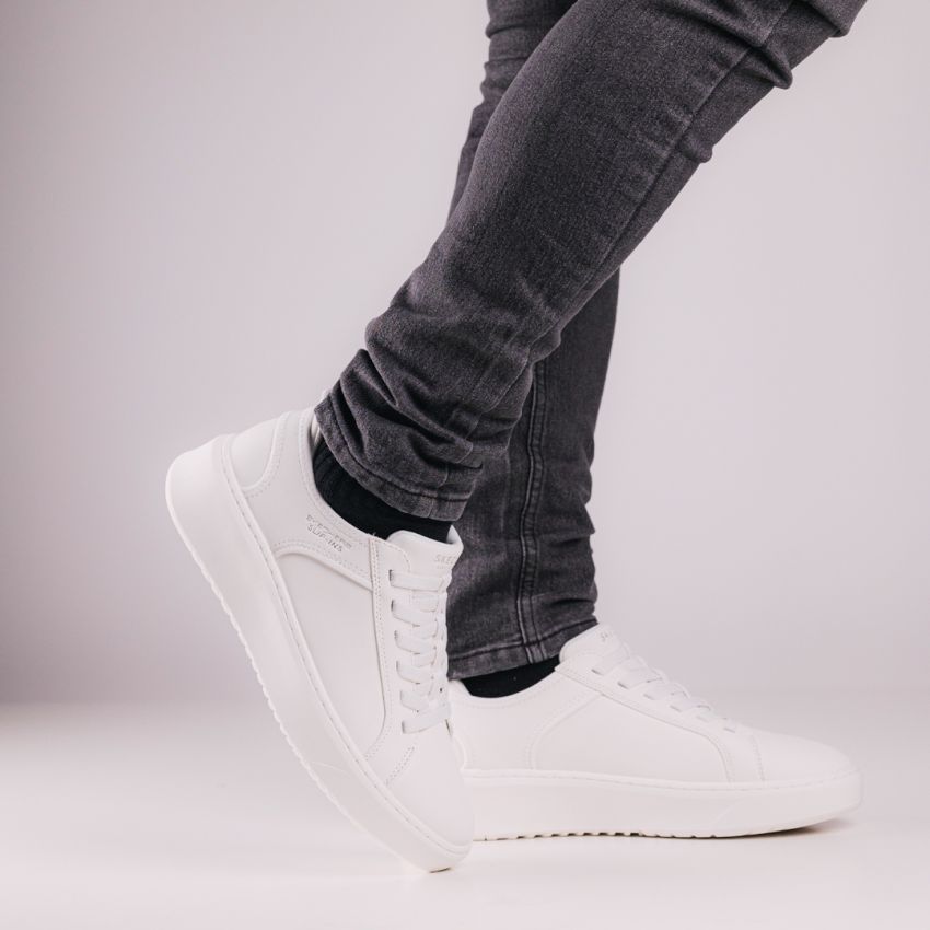 Skechers Slip-Ins - Court Break - Double fehér férfi cipő